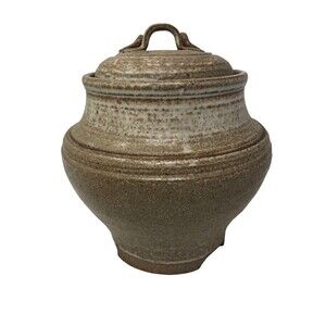 C M Cohen Studio Pottery Tureen Artist Signed 9 1/2" Tall Vintage